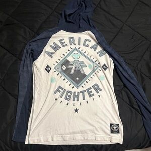 American Fighter long sleeve hoodie size Medium